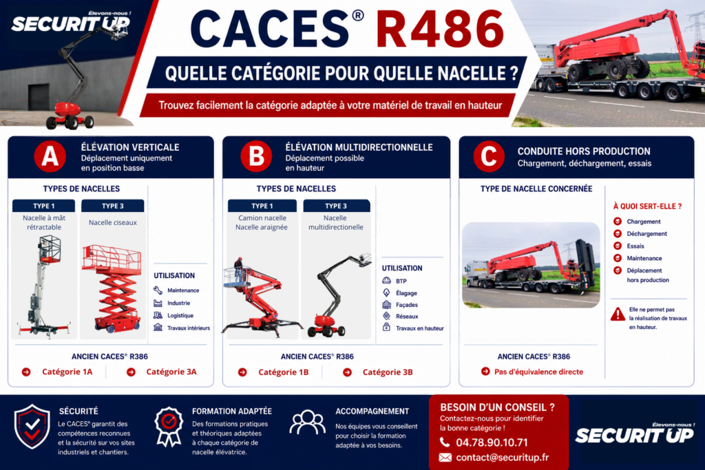 quelle catégorie pour quelle nacelle
